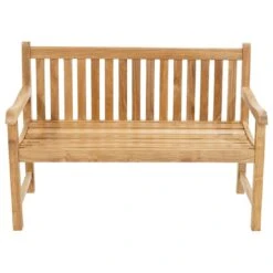 Ploß Coventry Gartenbank 130cm Premium-Teak Teak-Natur -Garten Leben 1000838 2
