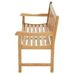 Ploß Coventry Gartenbank 130cm Premium-Teak Teak-Natur -Garten Leben 1000838 3