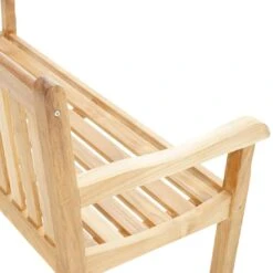 Ploß Coventry Gartenbank 130cm Premium-Teak Teak-Natur -Garten Leben 1000838 5