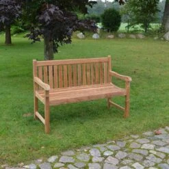 Ploß Coventry Gartenbank 130cm Premium-Teak Teak-Natur -Garten Leben 1000838 7