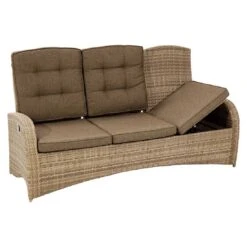 Ploß Rabida Comfort Gartenbank Geflecht Champagner/Savanna 5 Ploß Rabida Comfort Gartenbank Geflecht Champagner/Savanna -Garten Leben 1000959 2