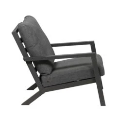 Siena Garden Belia Loungesessel Aluminium Inklusive Kissen Charcoal Grey/Anthrazit -Garten Leben 1001817 3