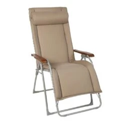 Sungörl Oasi Daydreamer Natur XL Relaxliege Stahl/3D-Gewebe Anthrazit/Natur -Garten Leben 1003775 1