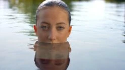 Nardi Atlantico Gartenliege Kunststoff/Textilene Taupe/Himmelblau -Garten Leben 1008395 v 2471