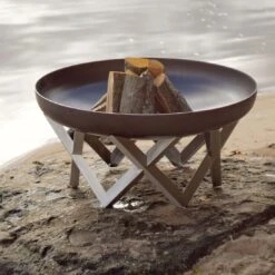 SvenskaV Venta Design-Feuerschale Ø63cm Rohstahl -Garten Leben 1016777 3