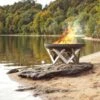 SvenskaV Venta Design-Feuerschale Ø79cm Rohstahl -Garten Leben 1016788 1
