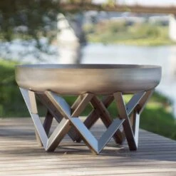 SvenskaV Venta Design-Feuerschale Ø79cm Edelstahl -Garten Leben 1016799 3