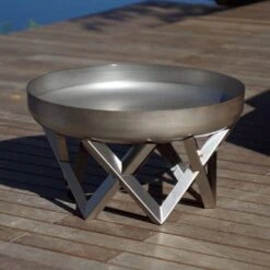 SvenskaV Venta Design-Feuerschale Ø79cm Edelstahl -Garten Leben 1016799 5