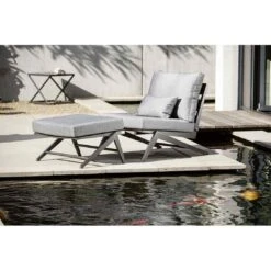 Stern Jackie Loungesessel Aluminium Inklusive Kissen Anthrazit/Seidengrau -Garten Leben 1026776 3