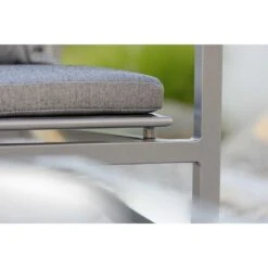 Stern Skelby Loungetisch 75x75cm Aluminium/Glas Graphit/Dunkelgrau -Garten Leben 1027073 3