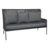 Stern Greta 3-Sitzersofa Aluminium/Rope Anthrazit/Platin/Seidengrau -Garten Leben 1027469 1