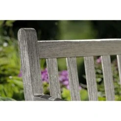 Stern Cornwall Gartenbank Teak Patina Grau -Garten Leben 1028305 5