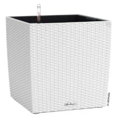 Lechuza Cube Pflanztopf 50x50x50cm Kunststoff Weiß