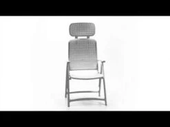 Nardi Acquamarina Klappsessel Inklusive Auflage Kunststoff Weiß/Grigio