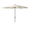 Siena Garden Avio Marktschirm Ø350 Cm Aluminium Anthrazit/Ecru -Garten Leben 1038898 1