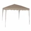 Siena Garden Gartenpavillon 300x300x262cm Aluminium Taupe -Garten Leben 1047918 1