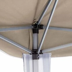 Siena Garden Gartenpavillon 300x300x262cm Aluminium Taupe -Garten Leben 1047918 3