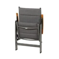 Siena Garden Savina XL Klappsessel Aluminium/Texfabric Matt Graphit/Grau -Garten Leben 1050470 4 1