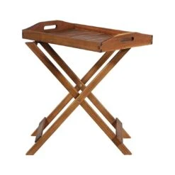 Siena Garden Astoria Tabletttisch 60x40x70cm Akazienholz Natur -Garten Leben 1054023 2