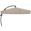 Sun Garden Easy Sun Ampelschirm Ø350 Cm Aluminium Taupe -Garten Leben 1061052 1