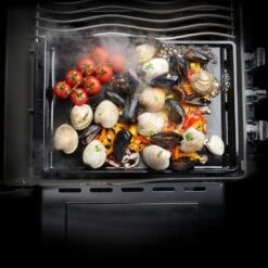 Napoleon Plancha, Gusseisen Emailliert Schwarz -Garten Leben 1076903 3