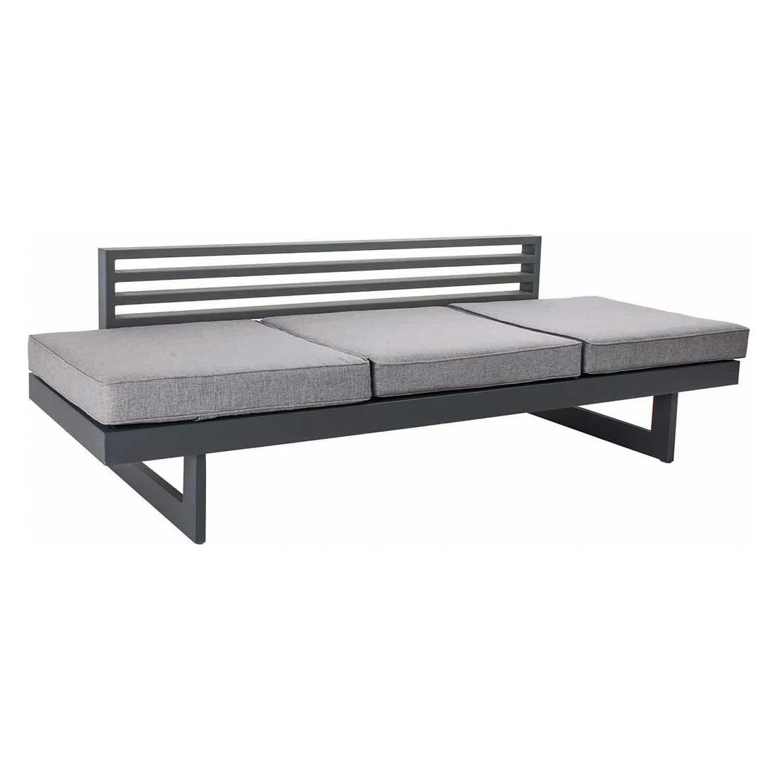Stern New Holly Gartensofa Aluminium/Textilene Anthrazit/Seidengrau 3 Stern New Holly Gartensofa Aluminium/Textilene Anthrazit/Seidengrau