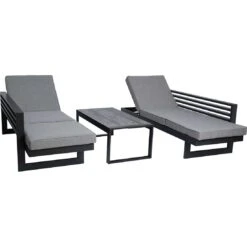 Stern New Holly Gartensofa Aluminium/Textilene Anthrazit/Seidengrau 14 Stern New Holly Gartensofa Aluminium/Textilene Anthrazit/Seidengrau -Garten Leben 1077310 6