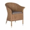 Stern Glen Diningsessel Geflecht Zimt/Rehbraun -Garten Leben 1077574 1