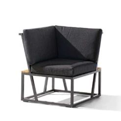 Sieger Havanna Ecklounge 5-teilig Aluminium/Sunproof Eisengrau/Grau -Garten Leben 1077970 3