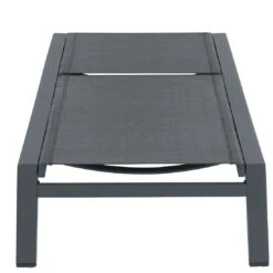 Garden Impressions Salsa Gartenliege Aluminium/Textilene Carbon Black/Anthrazit -Garten Leben 1086440 2