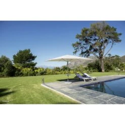 Glatz Fortero Stockschirm 350x250 Cm Eggshell -Garten Leben 1087848 3