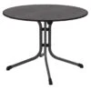 Sieger Boulevard Klapptisch Ø100cm Stahl/Vivodur Eisengrau/Schiefer Anthrazit -Garten Leben 1088662 1