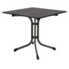 Sieger Boulevard Klapptisch 80x80cm Stahl/Vivodur Eisengrau/Schiefer Anthrazit -Garten Leben 1088684 1