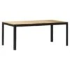 Zebra Bee Gartentisch 160x90x74cm Aluminium/Teak Graphit -Garten Leben 1089685 1