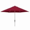 Suncomfort Shell-Turn Stockschirm Ø330 Cm Rot -Garten Leben 1090125 1