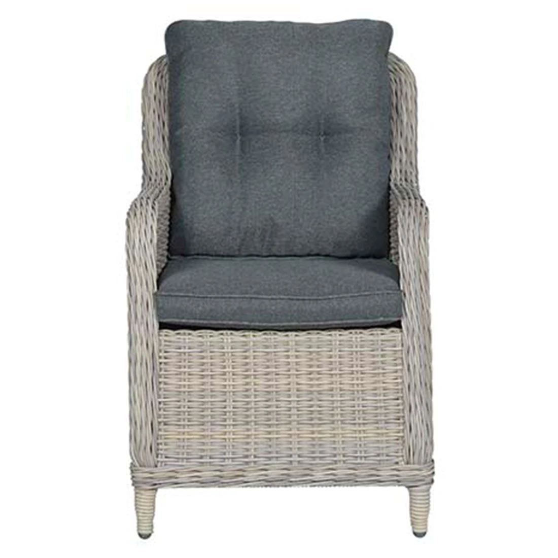 Garden Impressions Milwaukee Gartensessel Geflecht Vintage Willow/Reflex Black 4 Garden Impressions Milwaukee Gartensessel Geflecht Vintage Willow/Reflex Black – Bild 2
