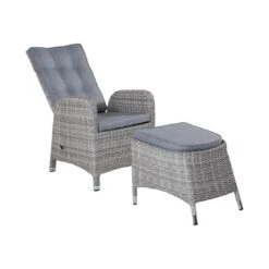 LC Garden Nizza Gartensessel Geflecht/Polster White Grey/Light Grey -Garten Leben 1093051 8