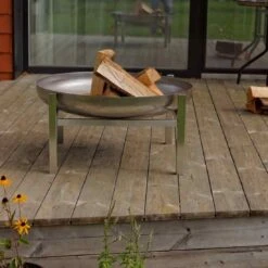 SvenskaV Cube Design-Feuerschale Ø63x34,5cm Edelstahl 5 SvenskaV Cube Design-Feuerschale Ø63x34,5cm Edelstahl -Garten Leben 1093986 2