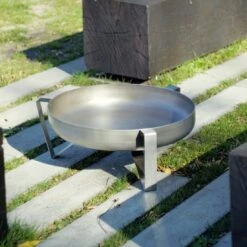 SvenskaV VOMA Feuerschale 66,5x67,5x25cm Unterbau Edelstahl -Garten Leben 1094008 6