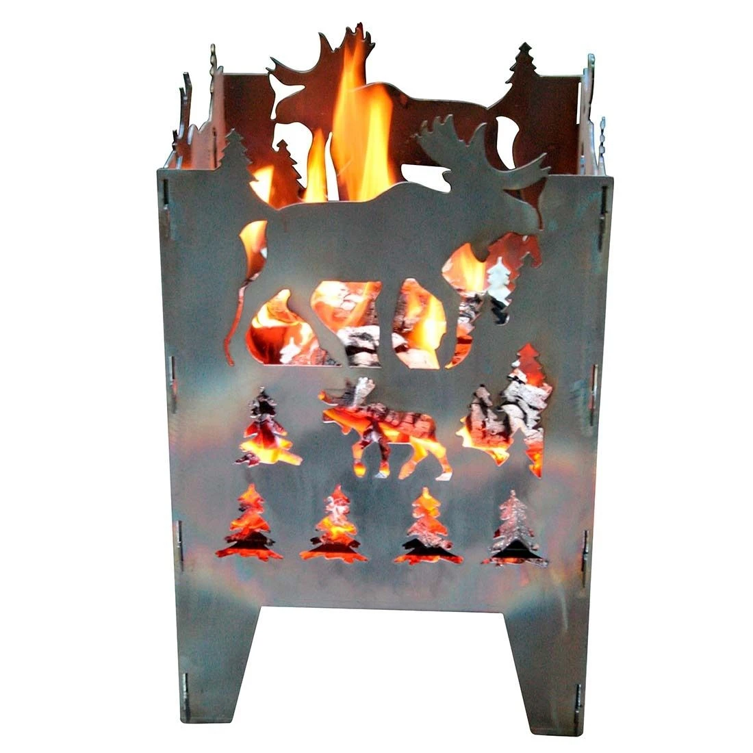 SvenskaV Elch Feuerkorb Rohstahl 30,5x32,0x47cm 3 SvenskaV Elch Feuerkorb Rohstahl 30,5x32,0x47cm