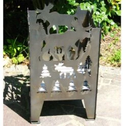 SvenskaV Elch Feuerkorb Rohstahl 30,5x32,0x47cm 12 SvenskaV Elch Feuerkorb Rohstahl 30,5x32,0x47cm -Garten Leben 1094118 4