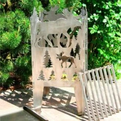 SvenskaV Elch Feuerkorb Rohstahl 35,5x37,0x75 Cm 10 SvenskaV Elch Feuerkorb Rohstahl 35,5x37,0x75 Cm -Garten Leben 1094129 2