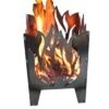 SvenskaV Flamme Feuerkorb Rohstahl 30,5x32,0x47cm -Garten Leben 1094140 1