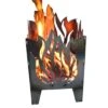 SvenskaV Flamme Feuerkorb Rohstahl 35,5x37,0x75 Cm -Garten Leben 1094151 1