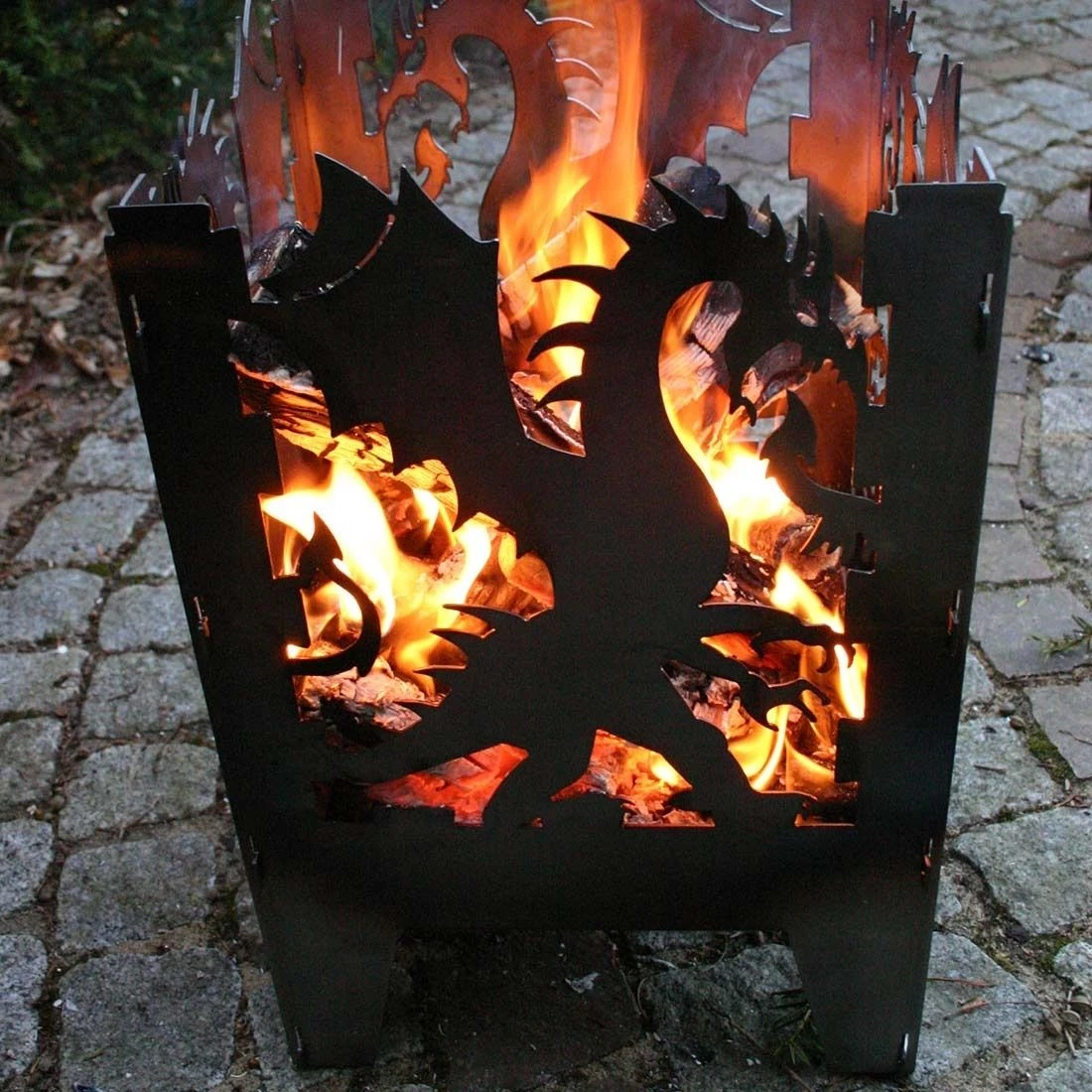 SvenskaV Drache Feuerkorb Rohstahl 35,5x37,0x75 Cm 7 SvenskaV Drache Feuerkorb Rohstahl 35,5x37,0x75 Cm – Bild 5