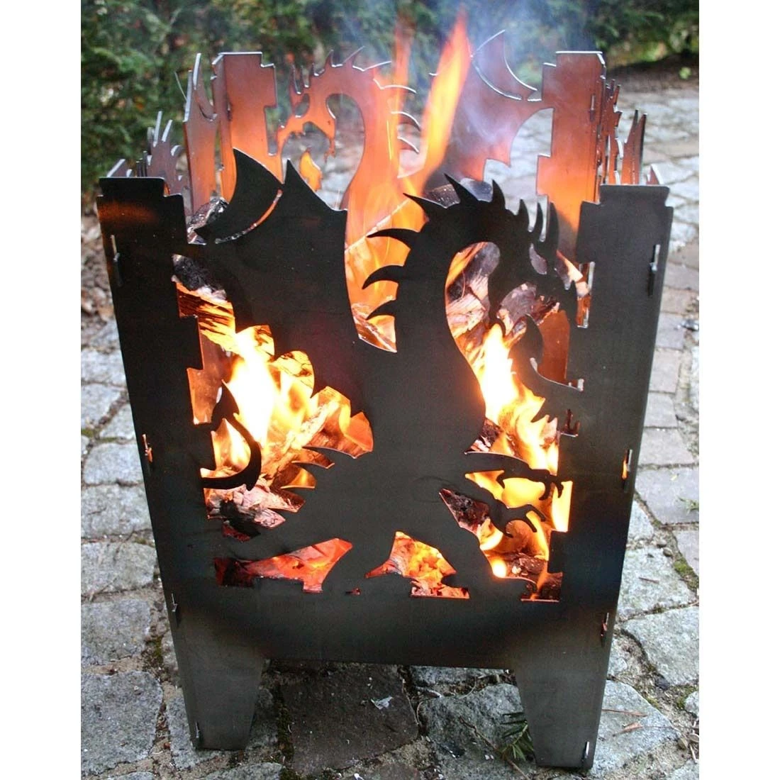 SvenskaV Drache Feuerkorb Rohstahl 35,5x37,0x75 Cm 8 SvenskaV Drache Feuerkorb Rohstahl 35,5x37,0x75 Cm – Bild 6