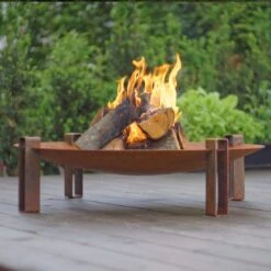 SvenskaV Space Design-Feuerschale Ø58x20cm Rohstahl 14 SvenskaV Space Design-Feuerschale Ø58x20cm Rohstahl -Garten Leben 1094228 3