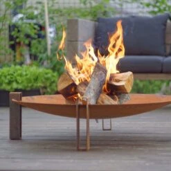 SvenskaV Space Design-Feuerschale Ø58x20cm Rohstahl 17 SvenskaV Space Design-Feuerschale Ø58x20cm Rohstahl -Garten Leben 1094228 6