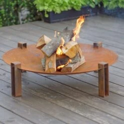 SvenskaV Space Design-Feuerschale Ø58x20cm Rohstahl 18 SvenskaV Space Design-Feuerschale Ø58x20cm Rohstahl -Garten Leben 1094228 7