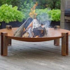 SvenskaV Space Design-Feuerschale Ø58x20cm Rohstahl 20 SvenskaV Space Design-Feuerschale Ø58x20cm Rohstahl -Garten Leben 1094228 9